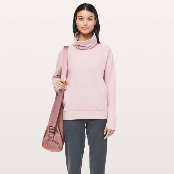 lululemon athletica Sweaters - Lululemon Go Forward Pullover in the color Porcelain Pink size 12